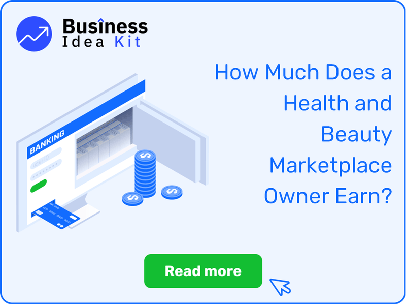How Much Does a Health and Beauty Marketplace Owner Earn?