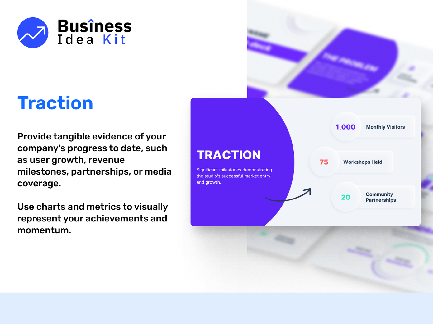 Medical Supply Store Pitch Deck Example: Traction