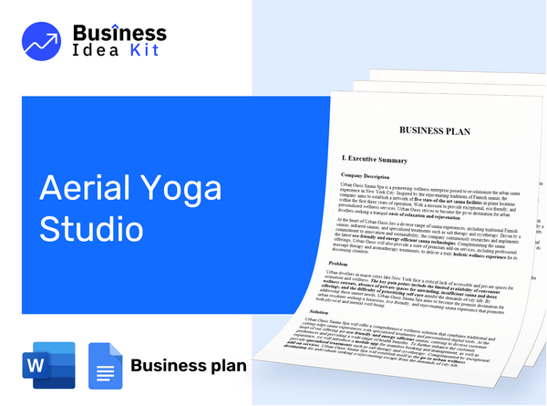Aerial Yoga Studio Business Plan Example