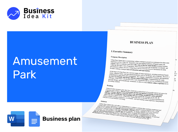 Amusement Park Business Plan Example