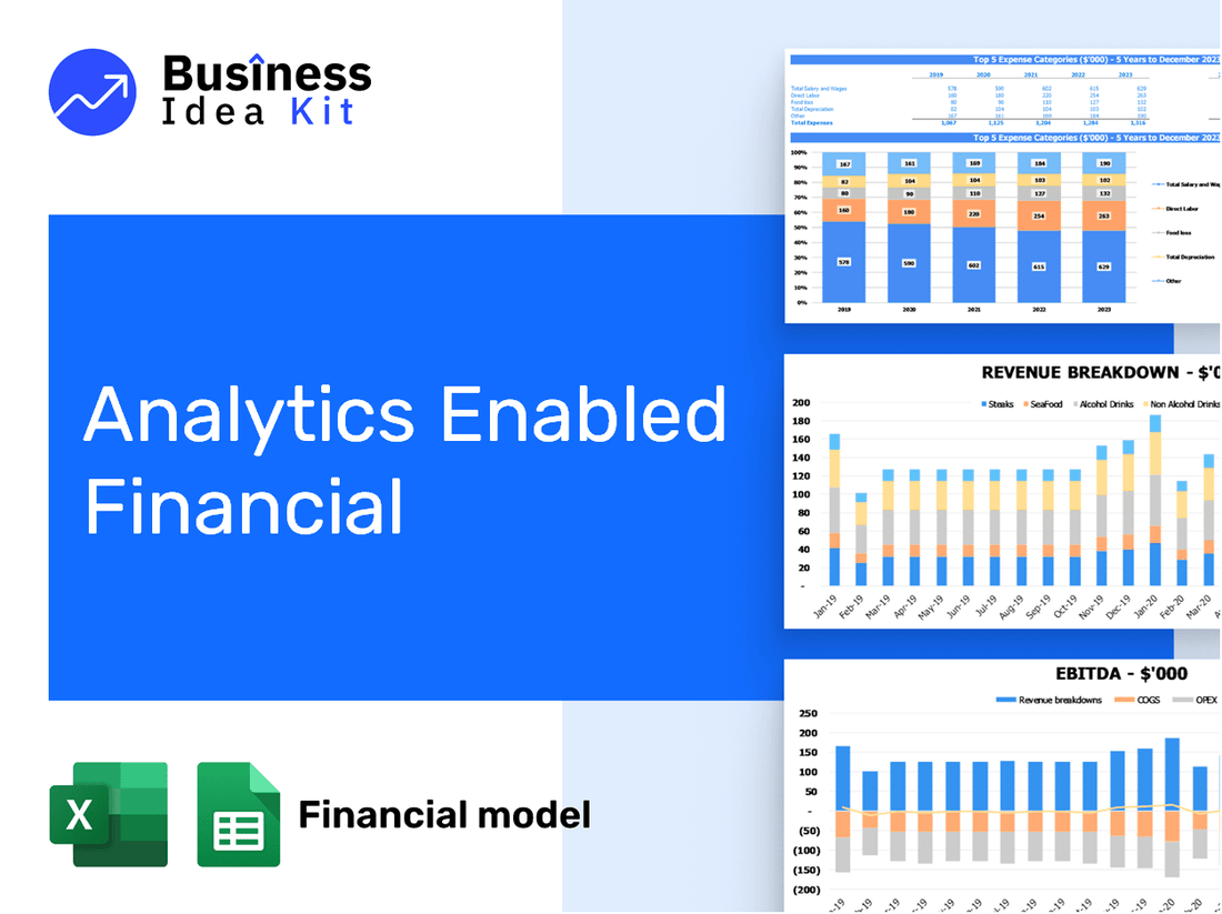Analytics Enabled Financial Financial Model Example
