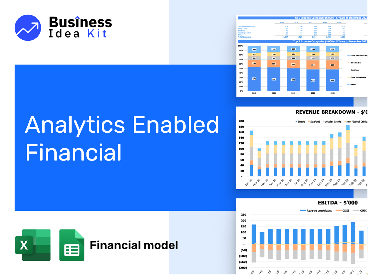 Analytics Enabled Financial Financial Model Example