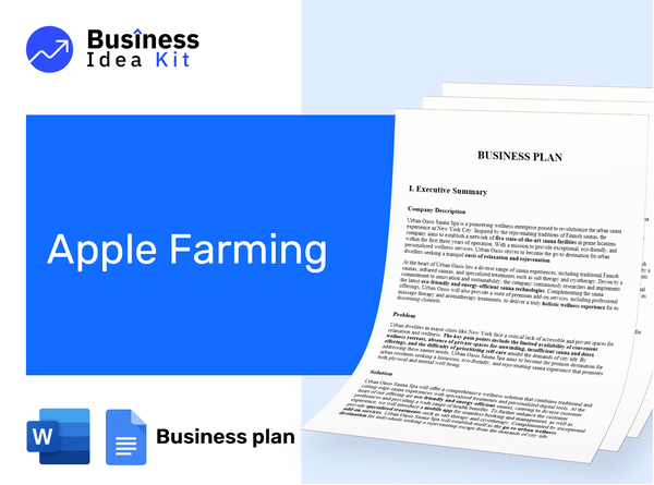 Apple Farming Business Plan Example