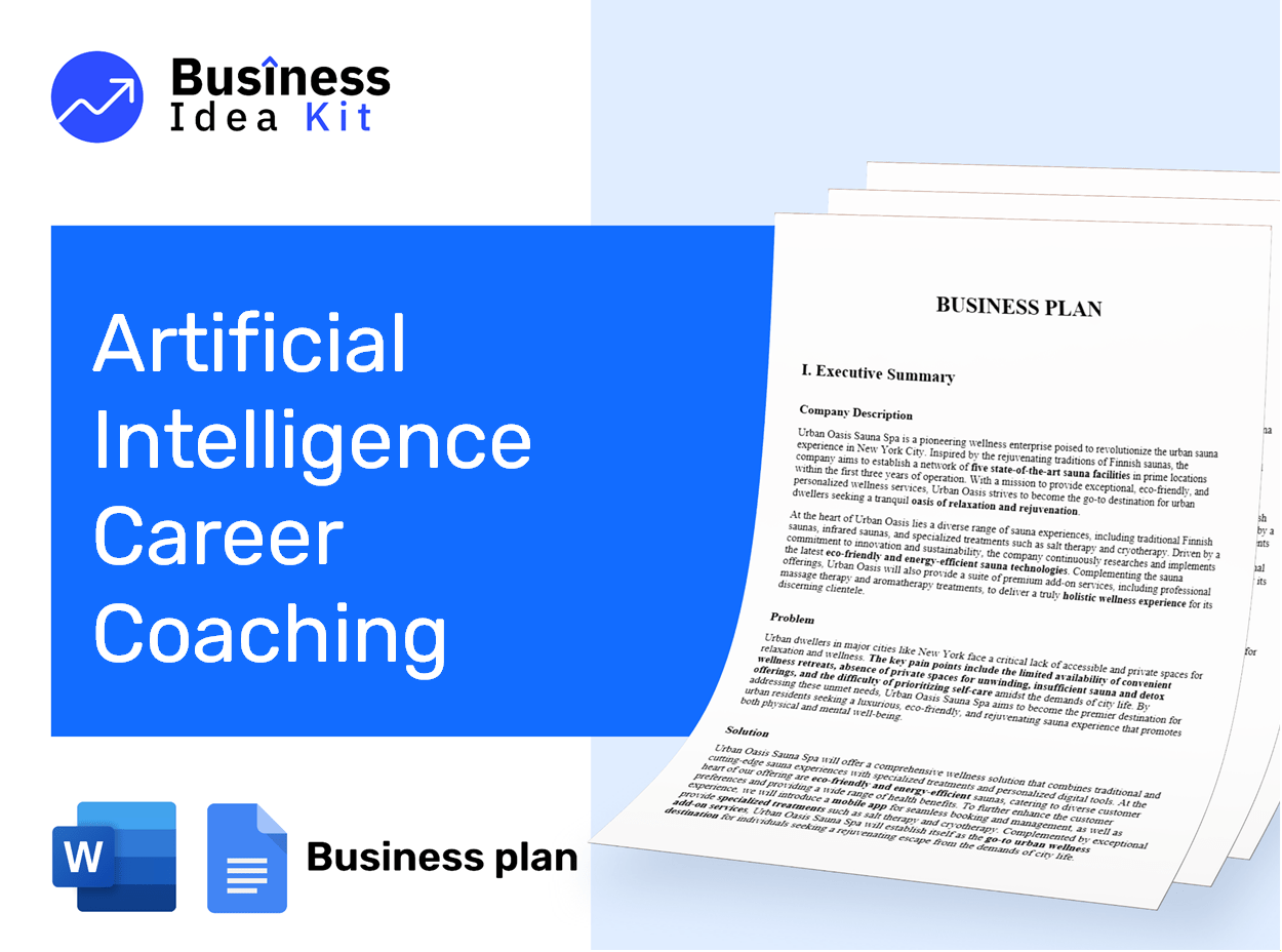 Artificial Intelligence Career Coaching Business Plan Example