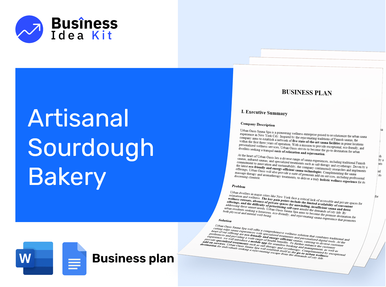 Artisanal Sourdough Bakery Business Plan Example