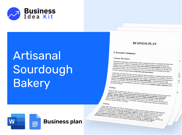 Artisanal Sourdough Bakery Business Plan Example