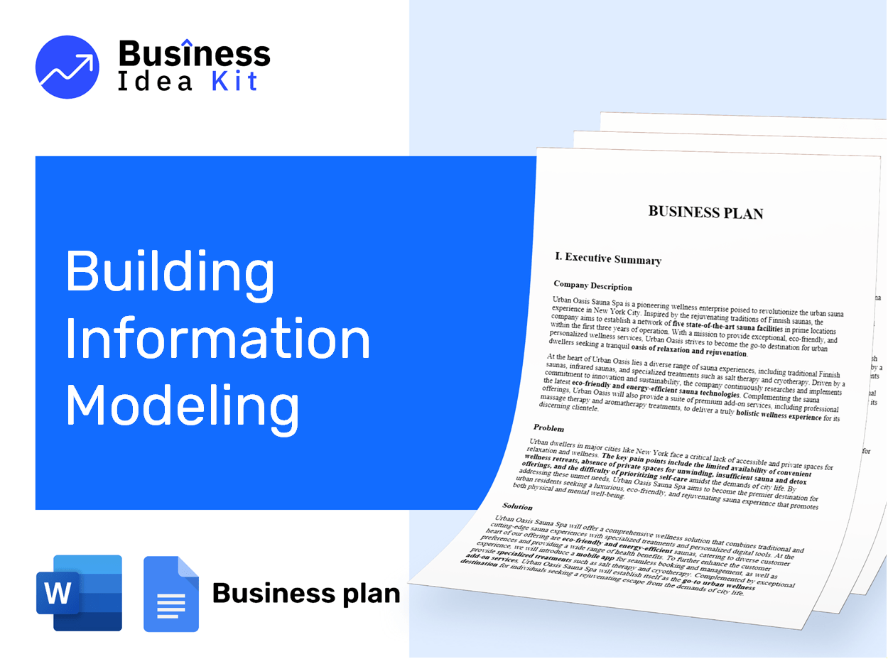 Building Information Modeling Business Plan Example