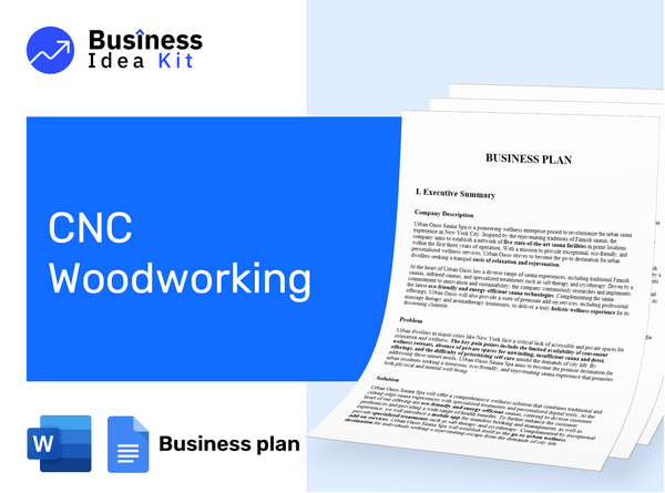 Cnc Woodworking Business Plan Example
