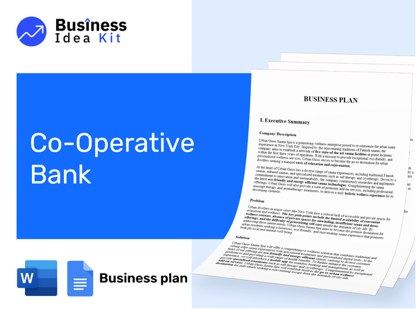 Co Operative Bank Business Plan Example