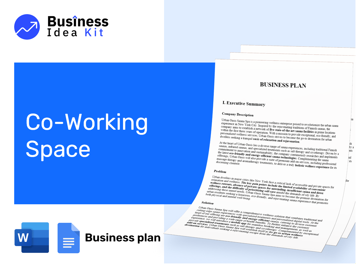 Co Working Space Business Plan Example