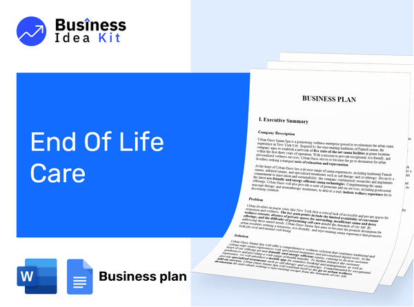 End Of Life Care Business Plan Example