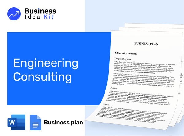 Engineering Consulting Business Plan Example