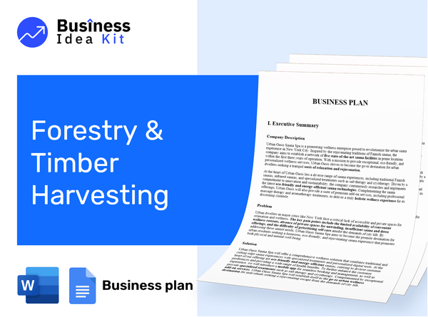 Forestry And Timber Harvesting Business Plan Example