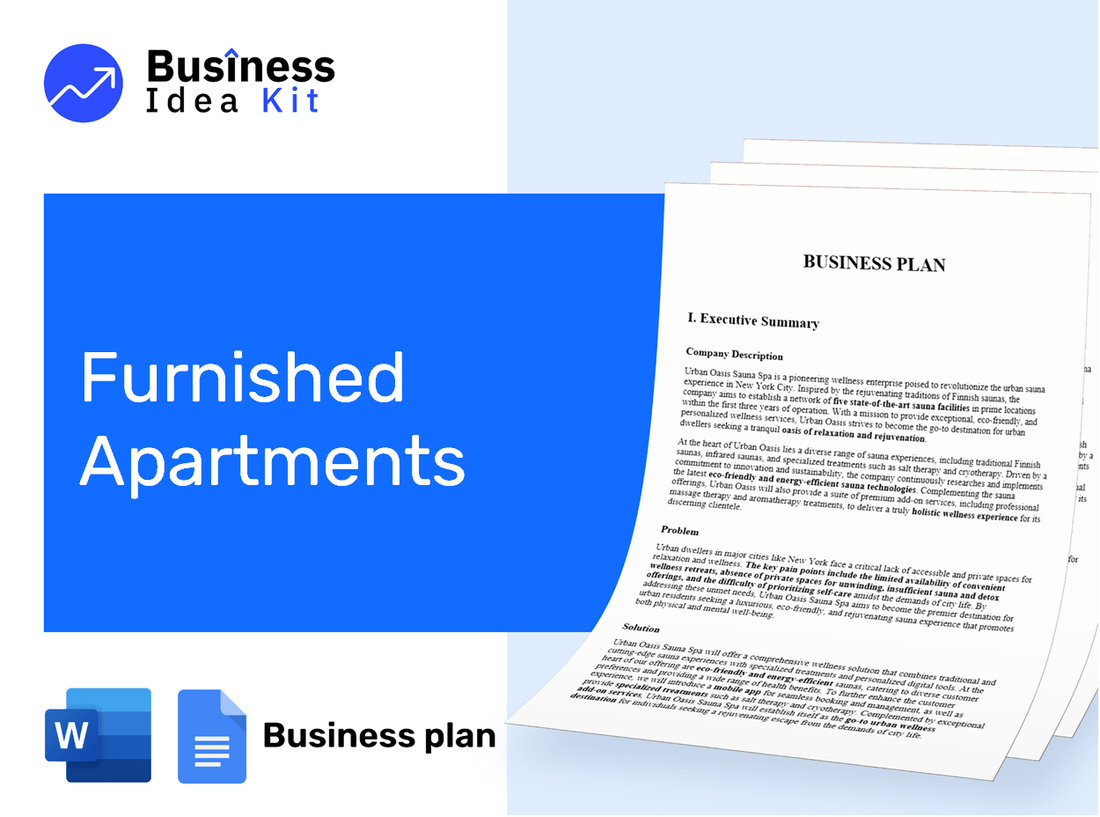 Furnished Apartments Business Plan Example