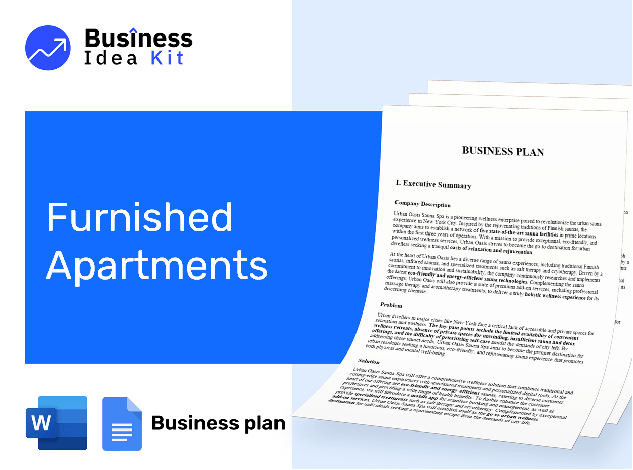 Furnished Apartments Business Plan Example