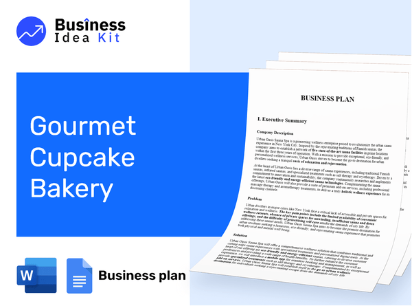 Gourmet Cupcake Bakery Business Plan Example
