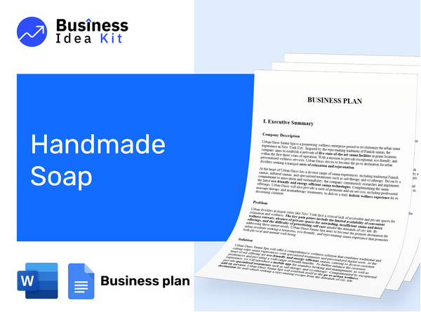 Handmade Soap Business Plan Example