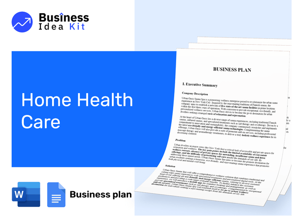 Home Health Care Business Plan Example
