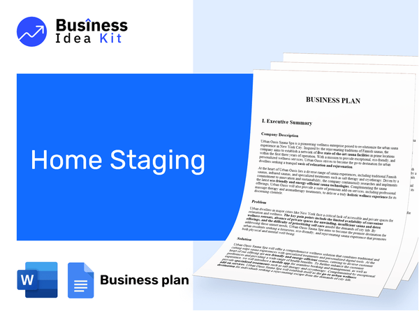 Home Staging Business Plan Example