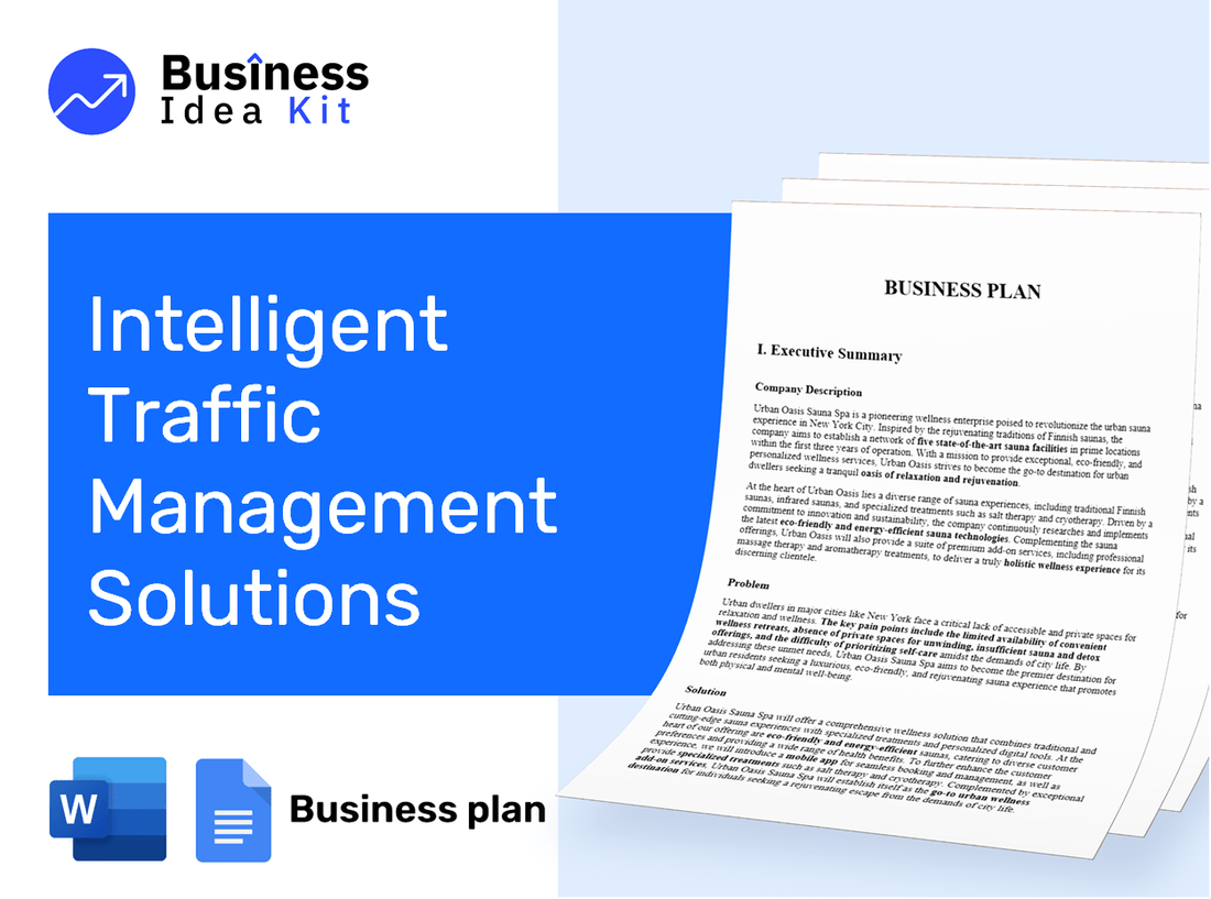 Intelligent Traffic Management Solutions Business Plan Example