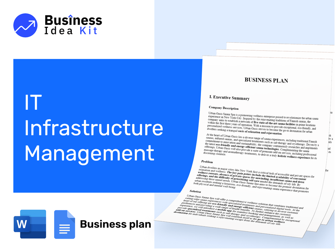 It Infrastructure Management Business Plan Example