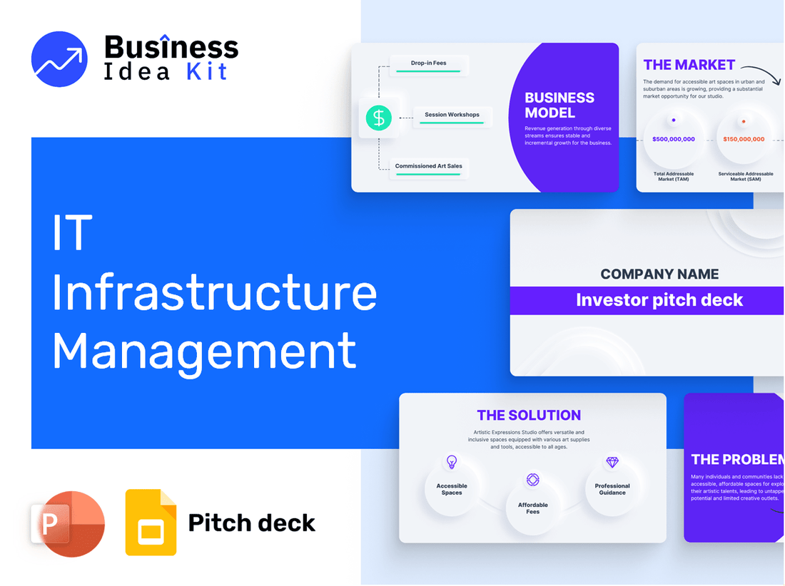 It Infrastructure Management Pitch Deck Example