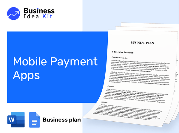 Mobile Payment Apps Business Plan Example