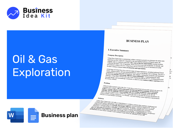 Oil And Gas Exploration Business Plan Example