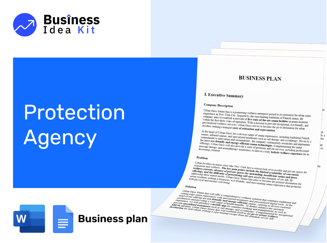 Protection Agency Business Plan Example