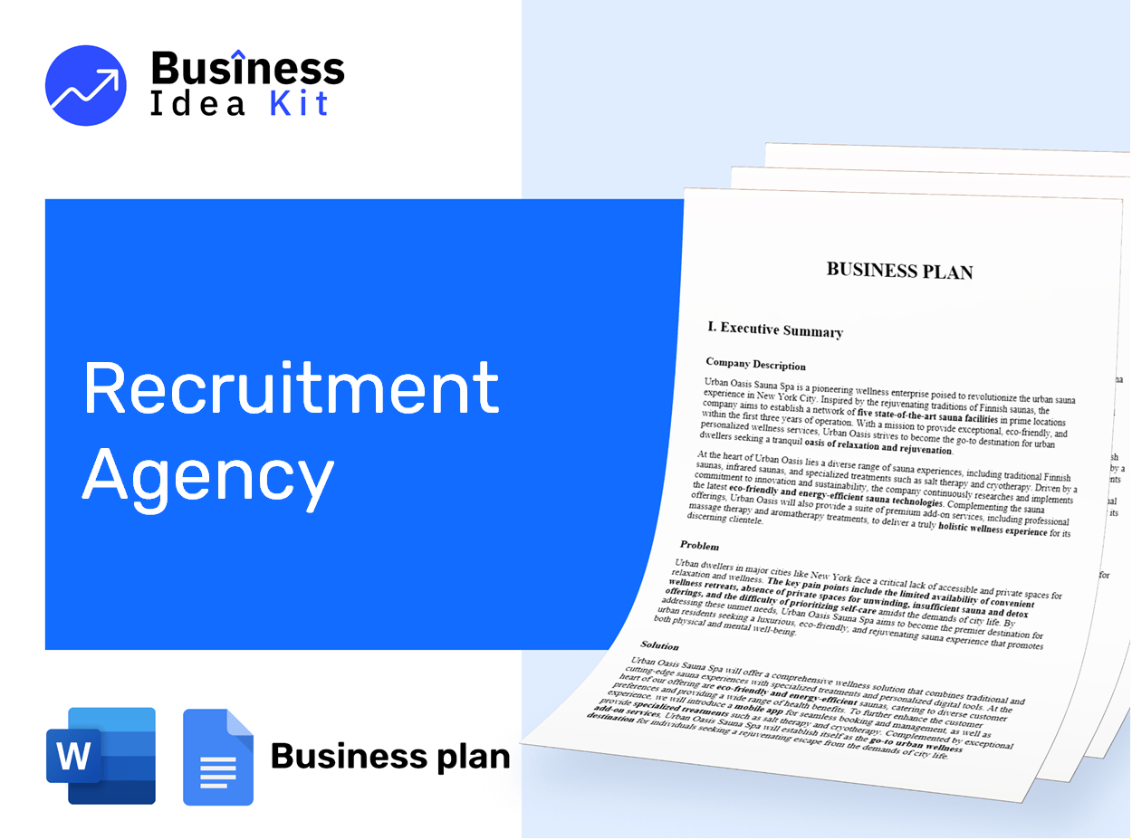 Recruitment Agency Business Plan Example