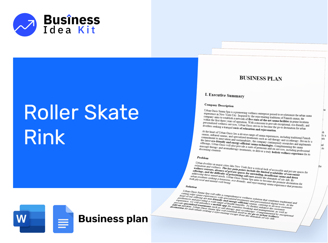 Roller Skate Rink Business Plan Example