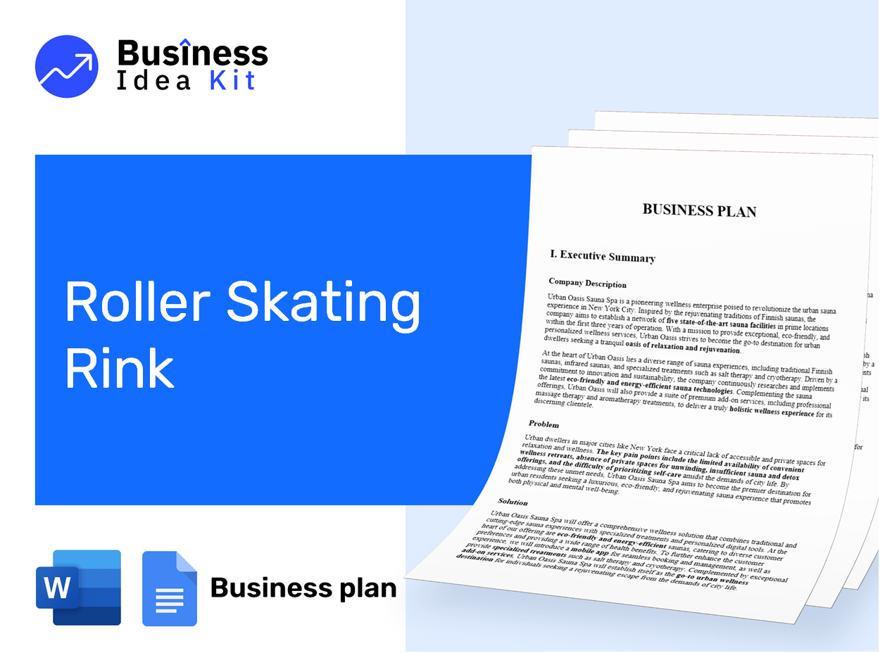 Roller Skating Rink Business Plan Example