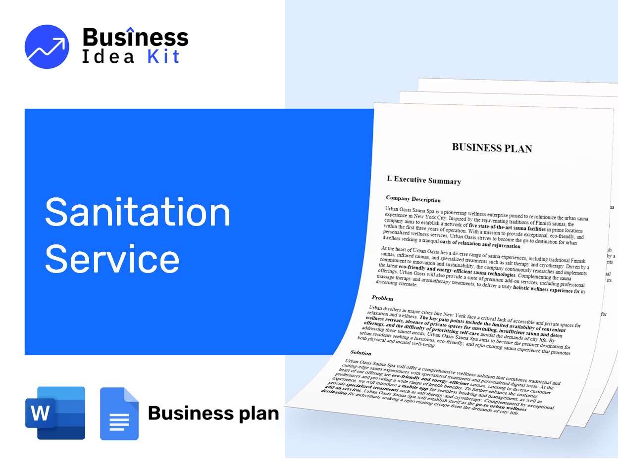 Sanitation Service Business Plan Example