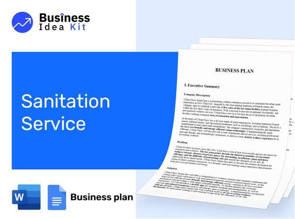 Sanitation Service Business Plan Example
