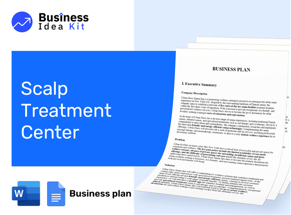 Scalp Treatment Center Business Plan Example