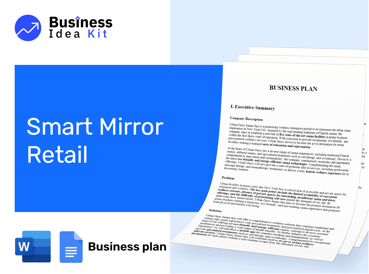 Smart Mirror Retail Business Plan Example