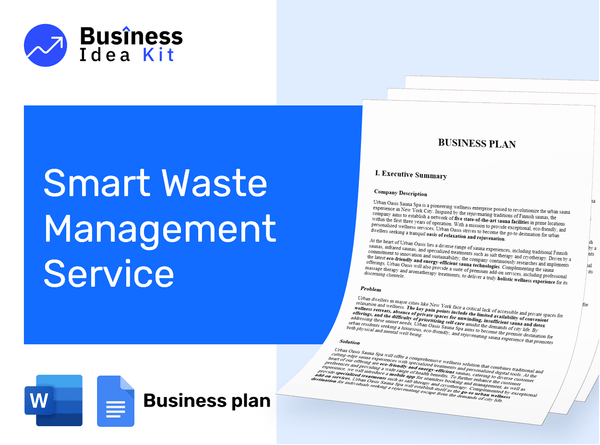 Smart Waste Management Service Business Plan Example