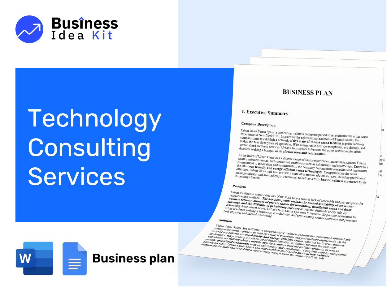 Technology Consulting Services Business Plan Example