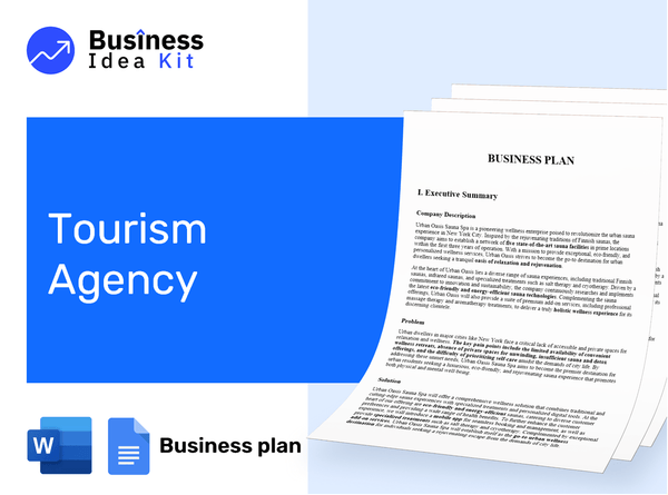 Tourism Agency Business Plan Example