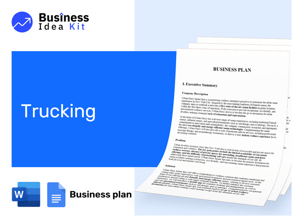 Trucking Business Plan Example
