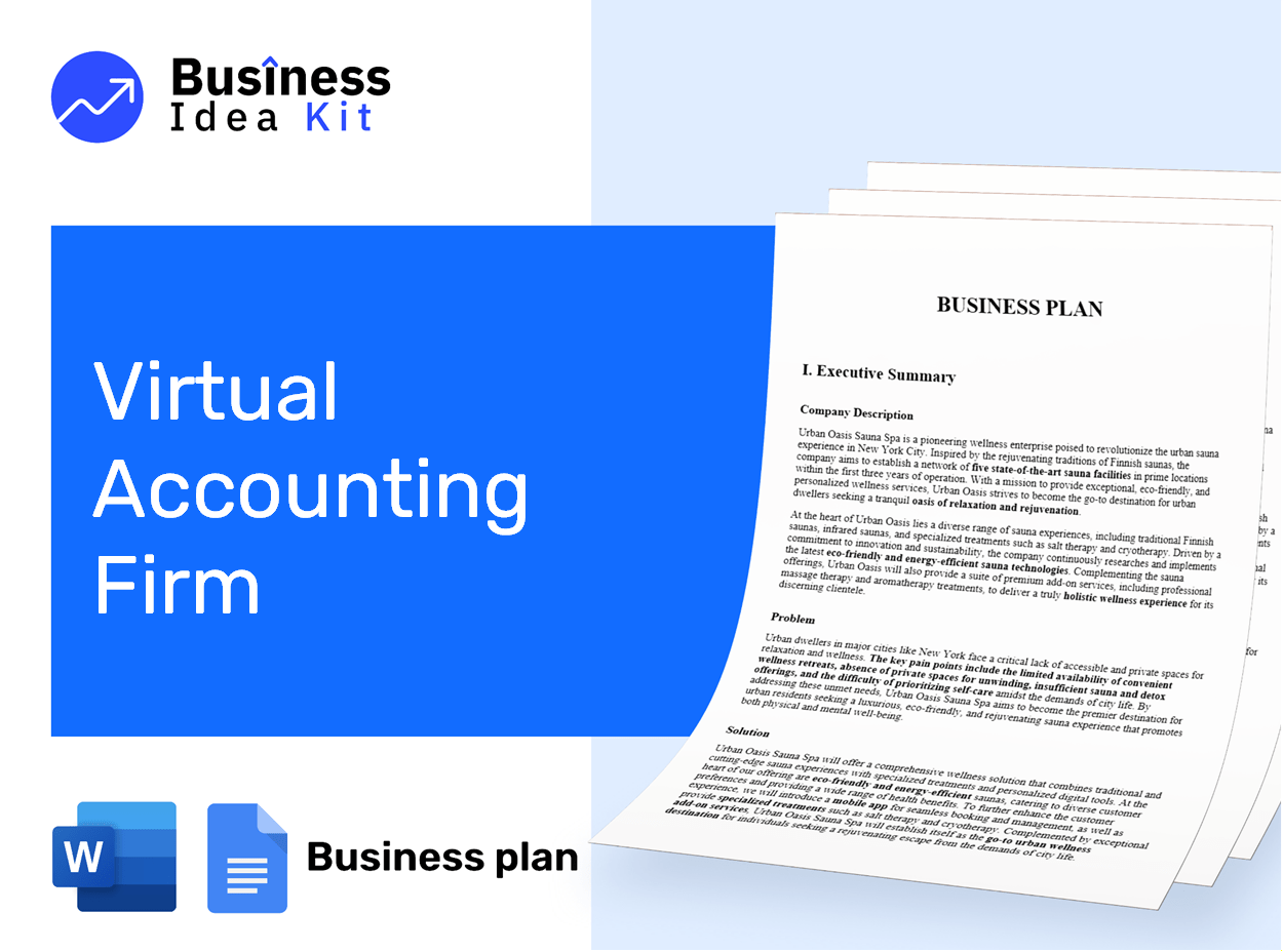 Virtual Accounting Firm Business Plan Example