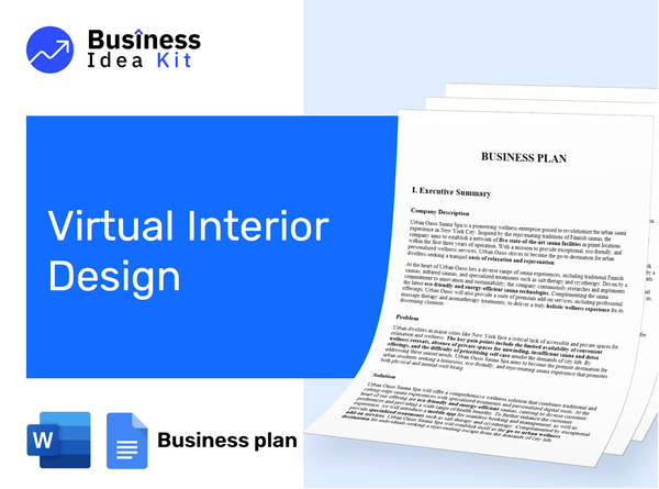 Virtual Interior Design Business Plan Example