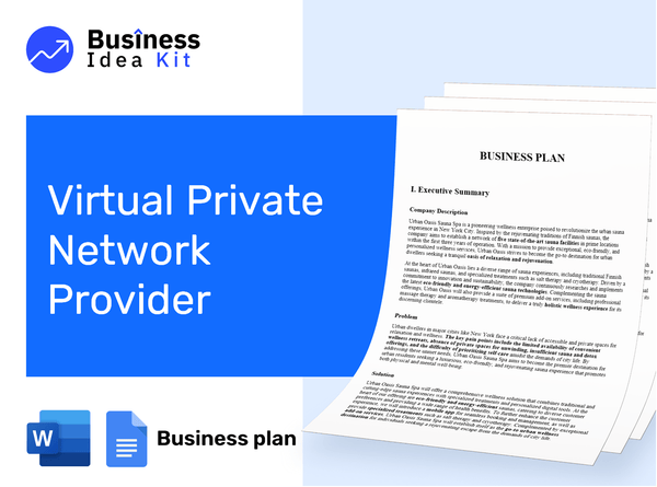 Virtual Private Network Provider Business Plan Example